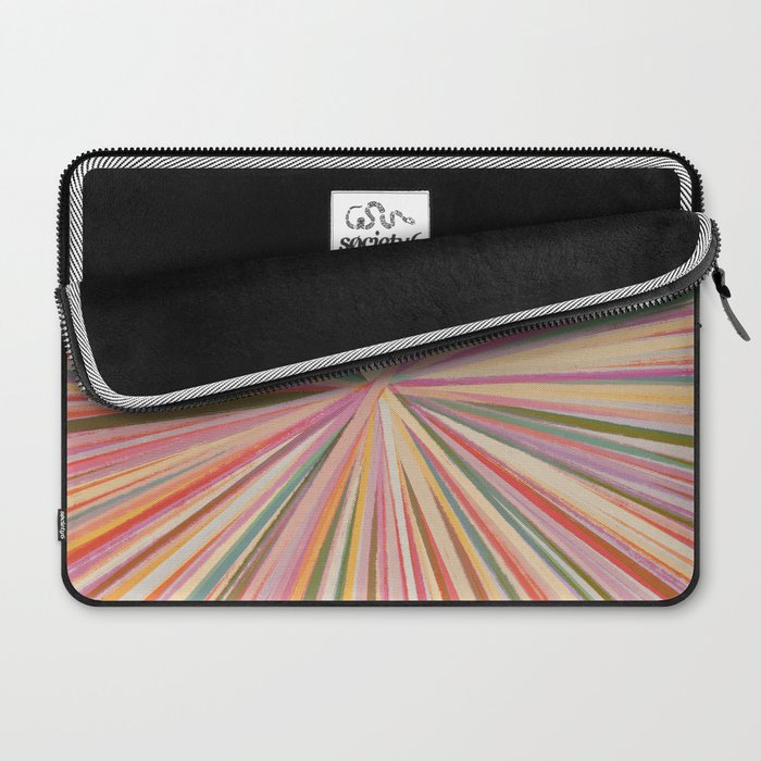 Abstract Pink Bloom Laptop Sleeve Gallery Image 2
