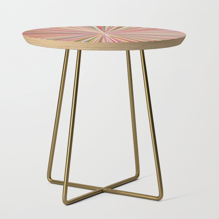 Abstract Pink Bloom Side Table Gallery Image 1