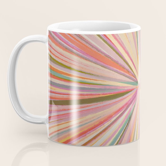 Abstract Pink Bloom Coffee Mug Gallery Image 3