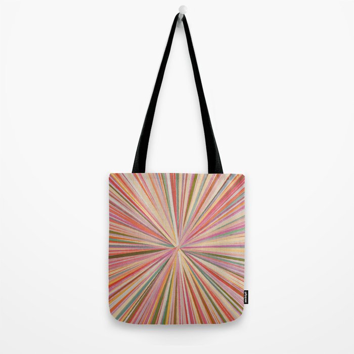 Abstract Pink Bloom Tote Bag Gallery Image 2