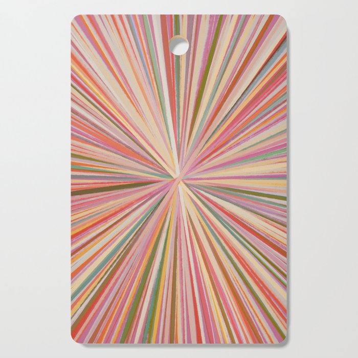 Abstract Pink Bloom Cutting Board Gallery Image 1