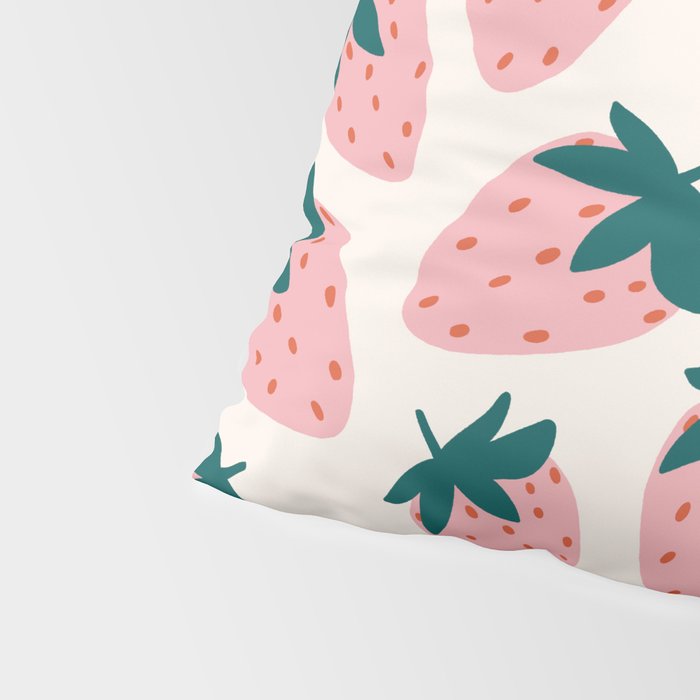Cute Strawberry  Pillow Sham Gallery Image 4