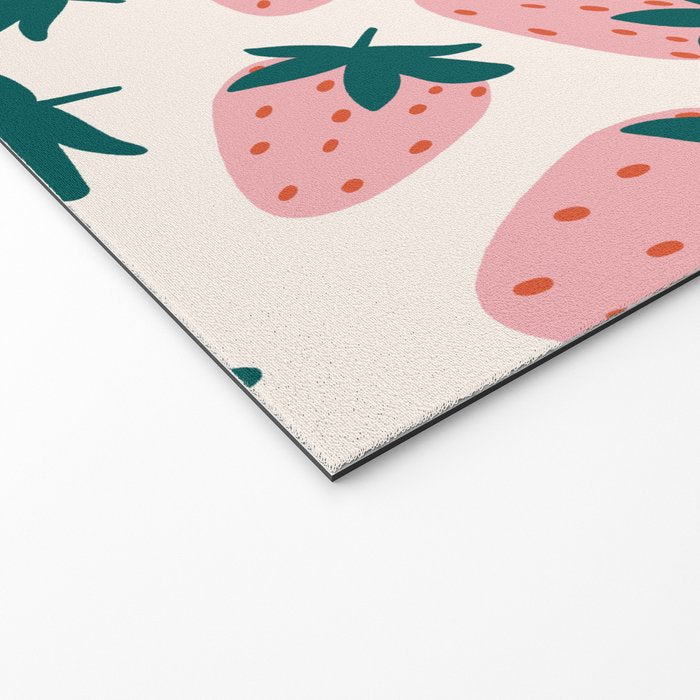 Cute Strawberry  Welcome Mat Gallery Image 2