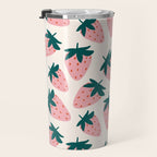 Cute Strawberry  Travel Mug Gallery Image 3