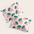 Cute Strawberry  Pillow Sham Gallery Image 3