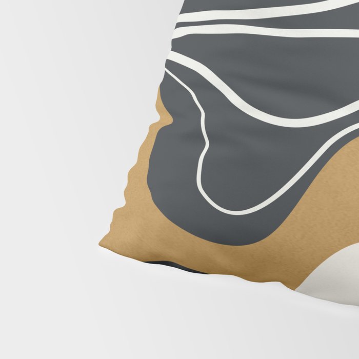Minimal Abstract Form 2 Pillow Sham Gallery Image 4