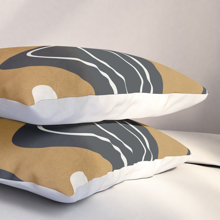 Minimal Abstract Form 2 Pillow Sham Gallery Image 3