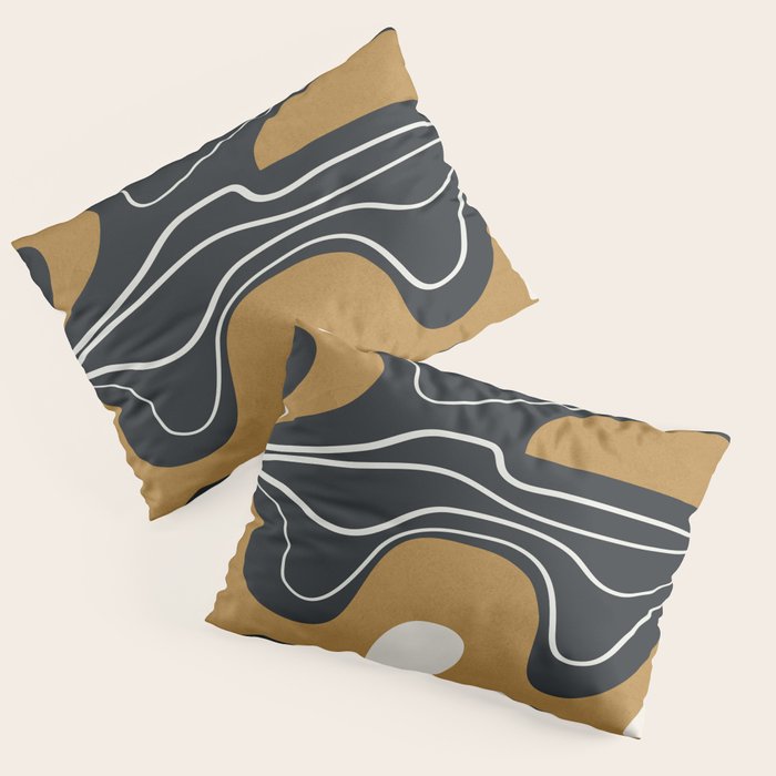 Minimal Abstract Form 2 Pillow Sham Gallery Image 3