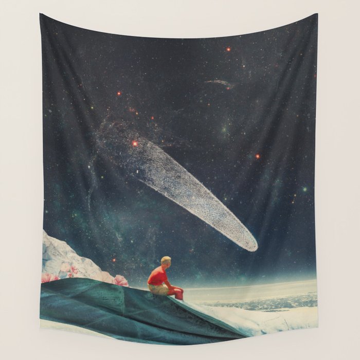 Guided by Comets Wall Tapestry Gallery Image 1