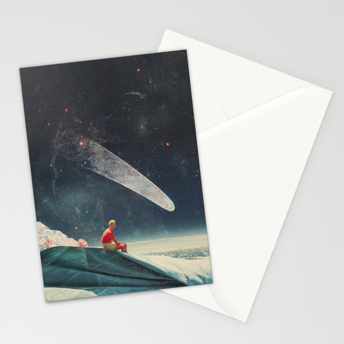 Guided by Comets Stationery Card Gallery Image 2