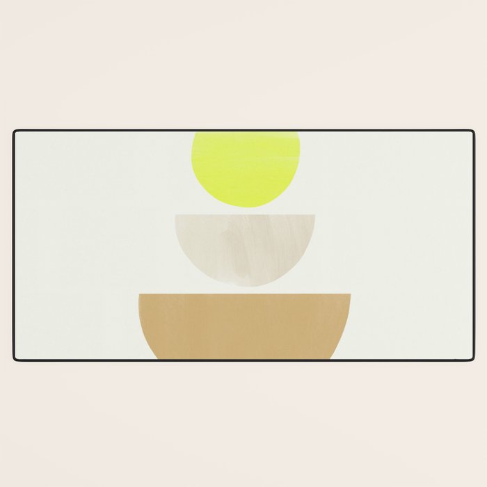 Balancing Shapes NO.1 | Neon Desk Mat Gallery Image 3