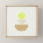 Balancing Shapes NO.1 | Neon Mini Art Print Gallery Image 1