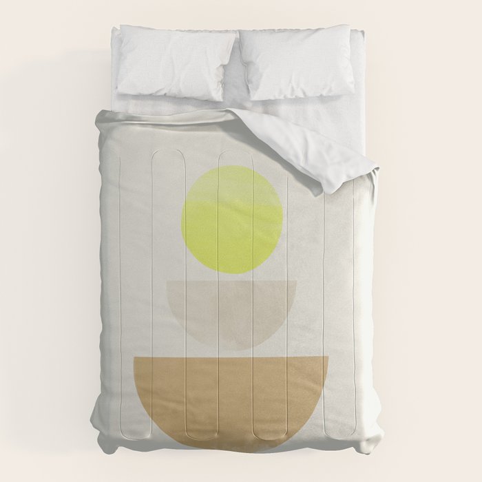 Balancing Shapes NO.1 | Neon Comforter Gallery Image 6