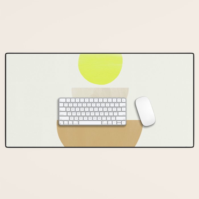 Balancing Shapes NO.1 | Neon Desk Mat Gallery Image 1