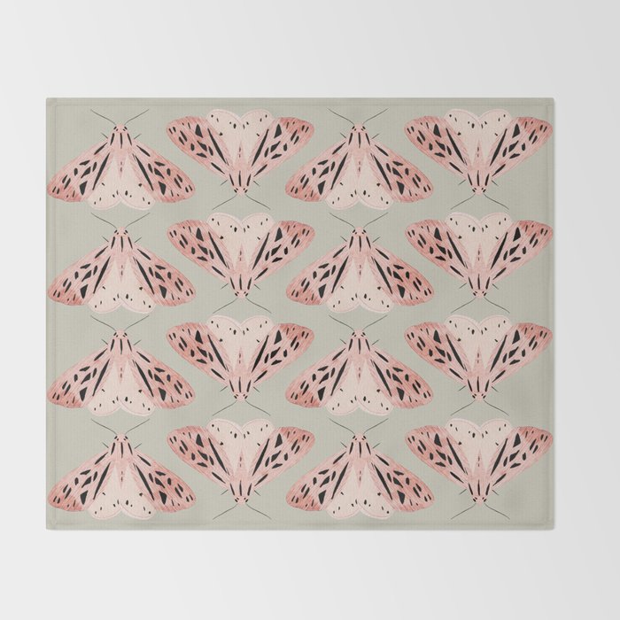 butterfly watercolor Throw Blanket Gallery Image 2
