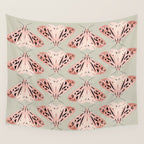 butterfly watercolor Wall Tapestry Gallery Image 4