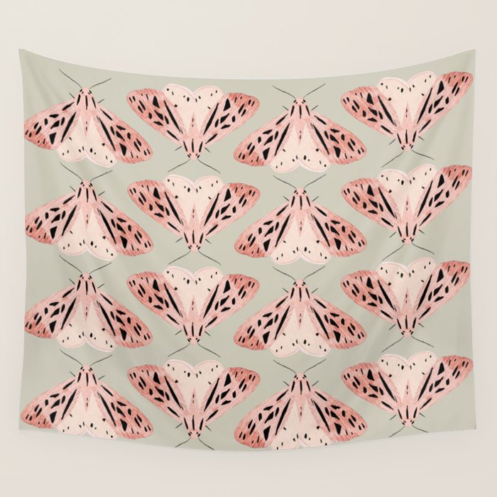 butterfly watercolor Wall Tapestry Gallery Image 4