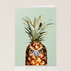 PINEAPPLE OWL Stationery Card Gallery Image 2
