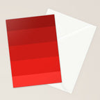 Red Striped Color Gradient Stationery Card Gallery Image 2