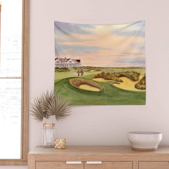 Kiawah Island Ocean Golf Course Wall Tapestry Gallery Image 2