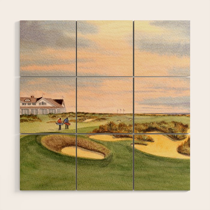 Kiawah Island Ocean Golf Course Wood Wall Art Gallery Image 1