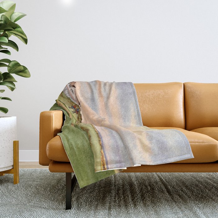 Kiawah Island Ocean Golf Course Throw Blanket Gallery Image 1