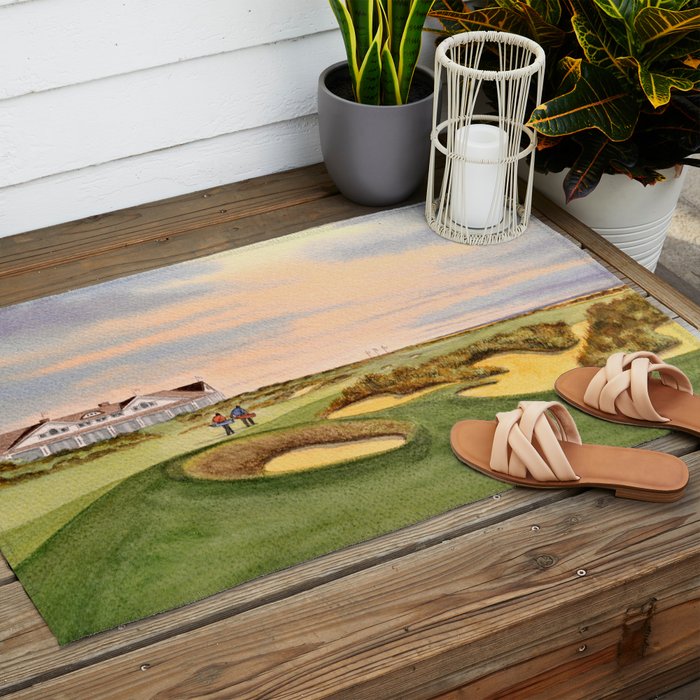 Kiawah Island Ocean Golf Course Outdoor Rug Gallery Image 2