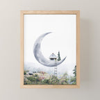 Moon House II Mini Art Print Gallery Image 1