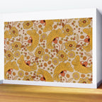 70s Floral Pattern Wall Mural Gallery Image 2