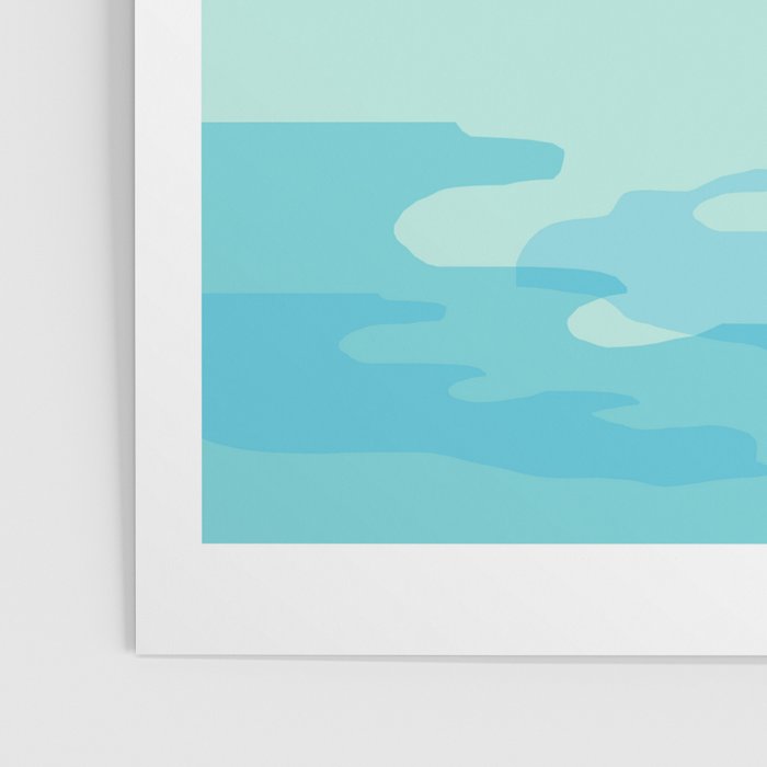 Really - 80s style throwback sunset sunrise west coast socal vibes surfing beach vacation Poster Gallery Image 3
