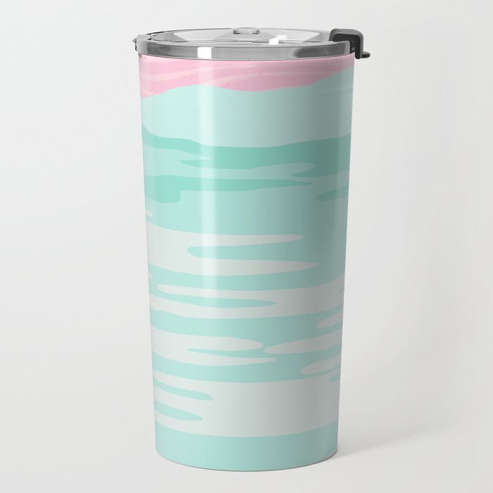 Really - 80s style throwback sunset sunrise west coast socal vibes surfing beach vacation Travel Mug Gallery Image 2