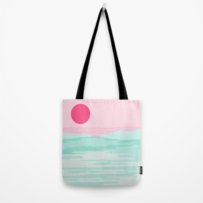 Really - 80s style throwback sunset sunrise west coast socal vibes surfing beach vacation Tote Bag Gallery Image 2