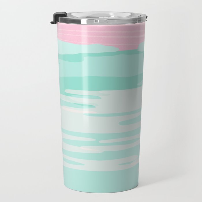 Really - 80s style throwback sunset sunrise west coast socal vibes surfing beach vacation Travel Mug Gallery Image 3