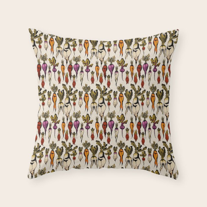 Root vegetables Throw Pillow Gallery Image 6