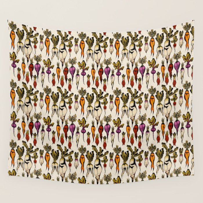 Root vegetables Wall Tapestry Gallery Image 1