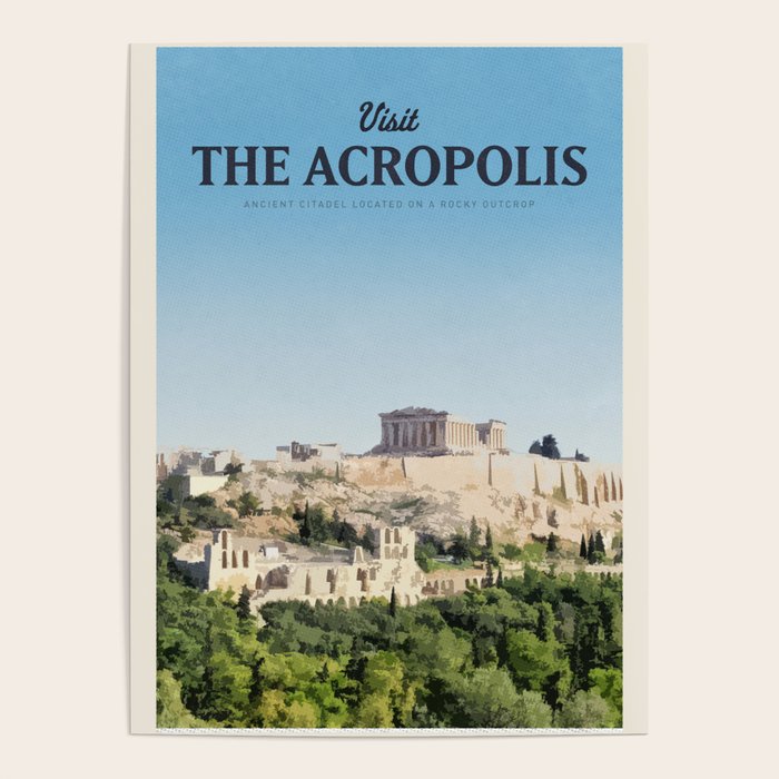 Visit The Acropolis Poster Gallery Image 1