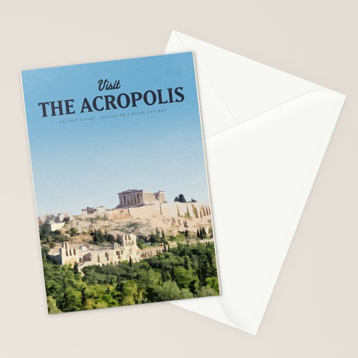 Visit The Acropolis Stationery Card Gallery Image 2
