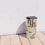 Kuba Congo Central African Wraparound Skirt Print 1 Travel Mug Gallery Image 4