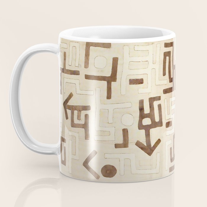Kuba Congo Central African Wraparound Skirt Print 1 Coffee Mug Gallery Image 3