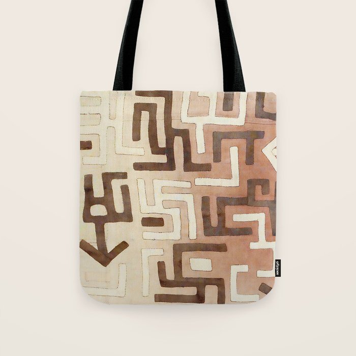 Kuba Congo Central African Wraparound Skirt Print 1 Tote Bag Gallery Image 1
