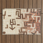 Kuba Congo Central African Wraparound Skirt Print 1 Outdoor Rug Gallery Image 1