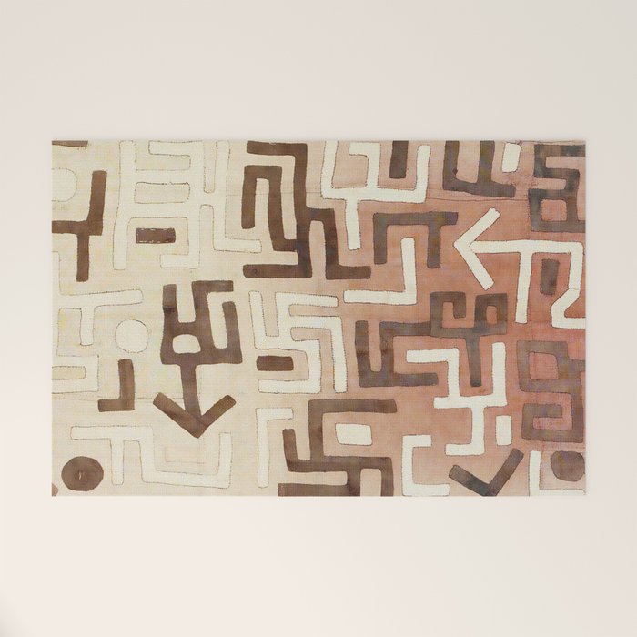 Kuba Congo Central African Wraparound Skirt Print 1 Welcome Mat Gallery Image 1