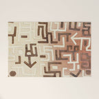 Kuba Congo Central African Wraparound Skirt Print 1 Welcome Mat Gallery Image 1