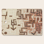 Kuba Congo Central African Wraparound Skirt Print 1 Cutting Board Gallery Image 1