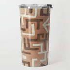 Kuba Congo Central African Wraparound Skirt Print 1 Travel Mug Gallery Image 2
