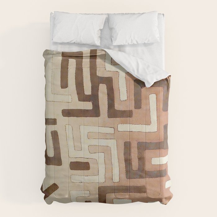 Kuba Congo Central African Wraparound Skirt Print 1 Comforter Gallery Image 6