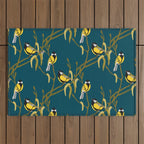 view in the garden Outdoor Rug Gallery Image 1