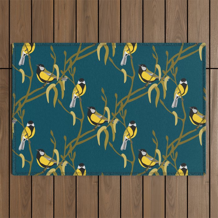 view in the garden Outdoor Rug Gallery Image 1