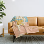 Portrait of a Woman Reading - Quiet Time 2 Throw Blanket Gallery Image 1