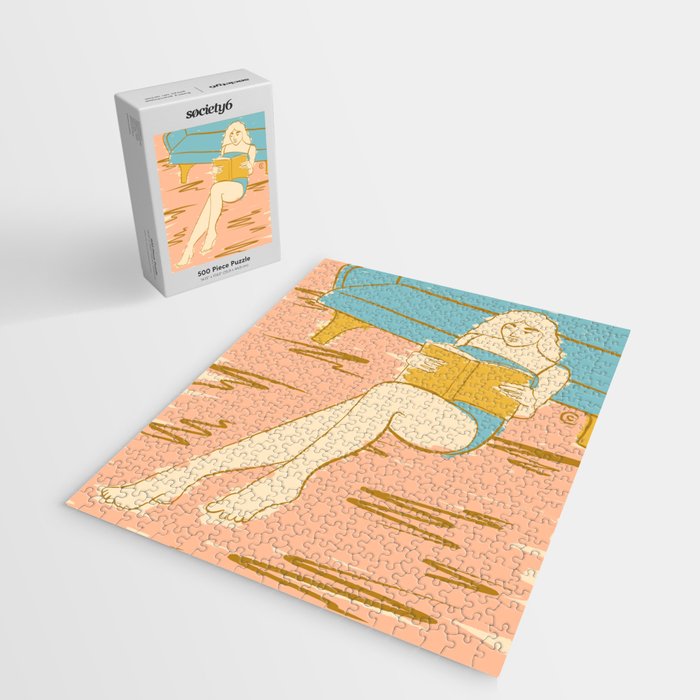 Portrait of a Woman Reading - Quiet Time 2 Jigsaw Puzzle Gallery Image 2